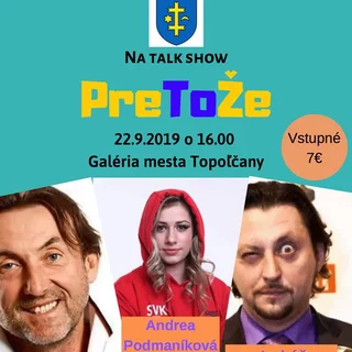 Charitatívna TALK SHOW PreToŽe