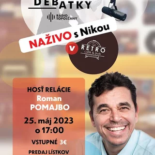 DEBATKY S NIKOU V RETRO CAFÉ V TOPOĽČANOCH