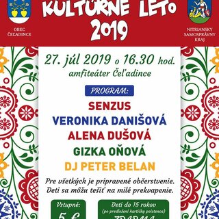 Festival KULTÚRNE LETO 2019 v Čeladinciach