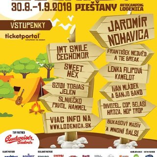 Festival LODENICA - 30.8. až 1.9.2018 Piešťany