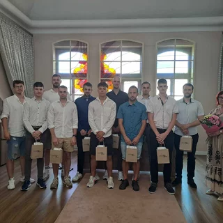FLORBALISTI FbO ŽOCHÁR TOPOĽČANY NA RADNICI