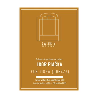 GALÉRIA TOPOĽČANY – ROK TIGRA