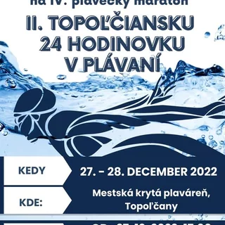 II. TOPOĽČIANSKA 24 HODINOVKA V PLÁVANÍ