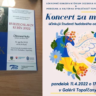 Koncert za mier a Hviezdoslavov Kubín