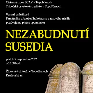 Pietna spomienka „Nezabudnutí susedia“
