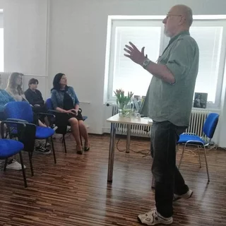 Prednáška Gustáva Murína v Tribečskej knižnici