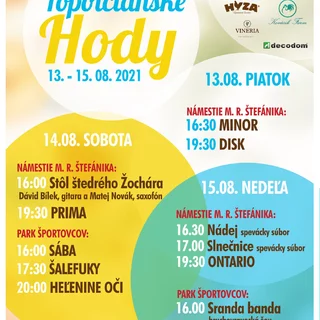 REGIÓN - TOPOĽČIANSKE HODY 2021