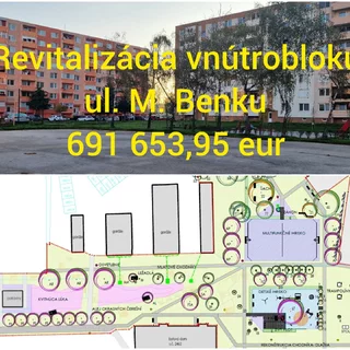 REVITALIZÁCIA VNÚTROBLOKU NA ul. M. BENKU