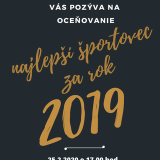ŠPORTOVEC ROKA 2019 mesta Topoľčany