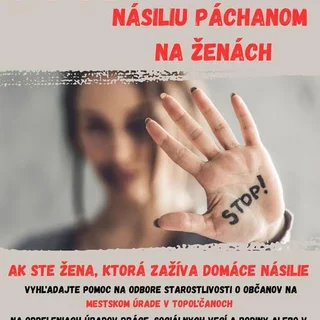 STOP NÁSILIU PÁCHANOM NA ŽENÁCH