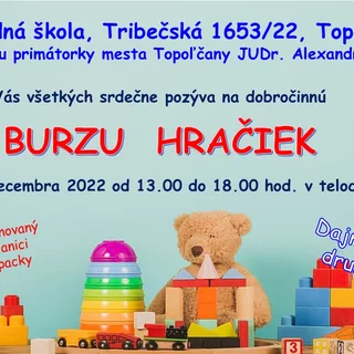 ZŠ TRIBEČSKÁ – BURZA HRAČIEK